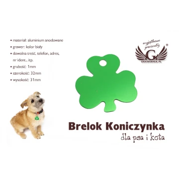 Brelok dla psa i kota - KONICZYNKA - BDZ010