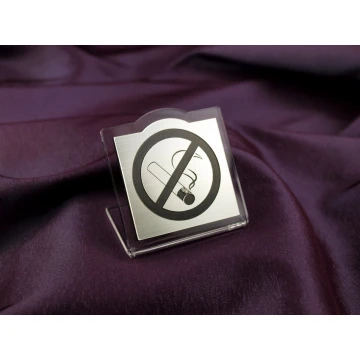 Zakaz palenia papierosów na stoliki - wzór NS004